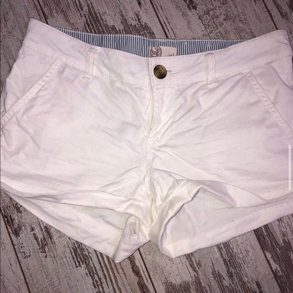 White shorts
